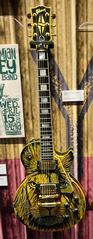 Custom Gibson guitar of Stephen Marley at Grammy Museum