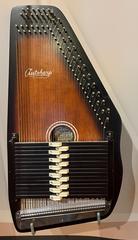 Autoharp on display at Grammy Museum in July 2022