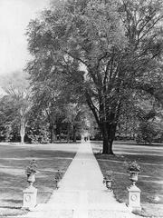 View looking south from the main entrance to the Grange in Toronto