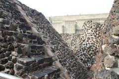 Templo Mayor Great Temple ruins of the Mexica Aztecs in Mexico City