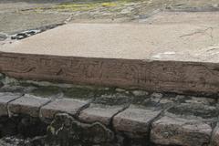 Aztec Great Temple Templo Mayor ruins in Mexico City