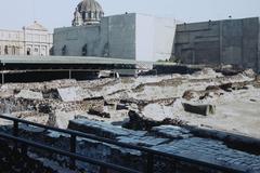 Aztec Great Temple in Mexico City digital copy