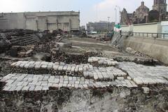 Templo Mayor Great Temple ruins of the Mexica Aztecs Mexico City
