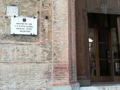 Plaques inside the Palazzo dei Musei in Modena