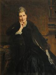 Portrait of Madeline Shaw Lefevre, Principal of Somerville College from 1879 to 1889
