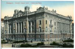 Historical building of the Austro-Hungarian Bank in Budapest