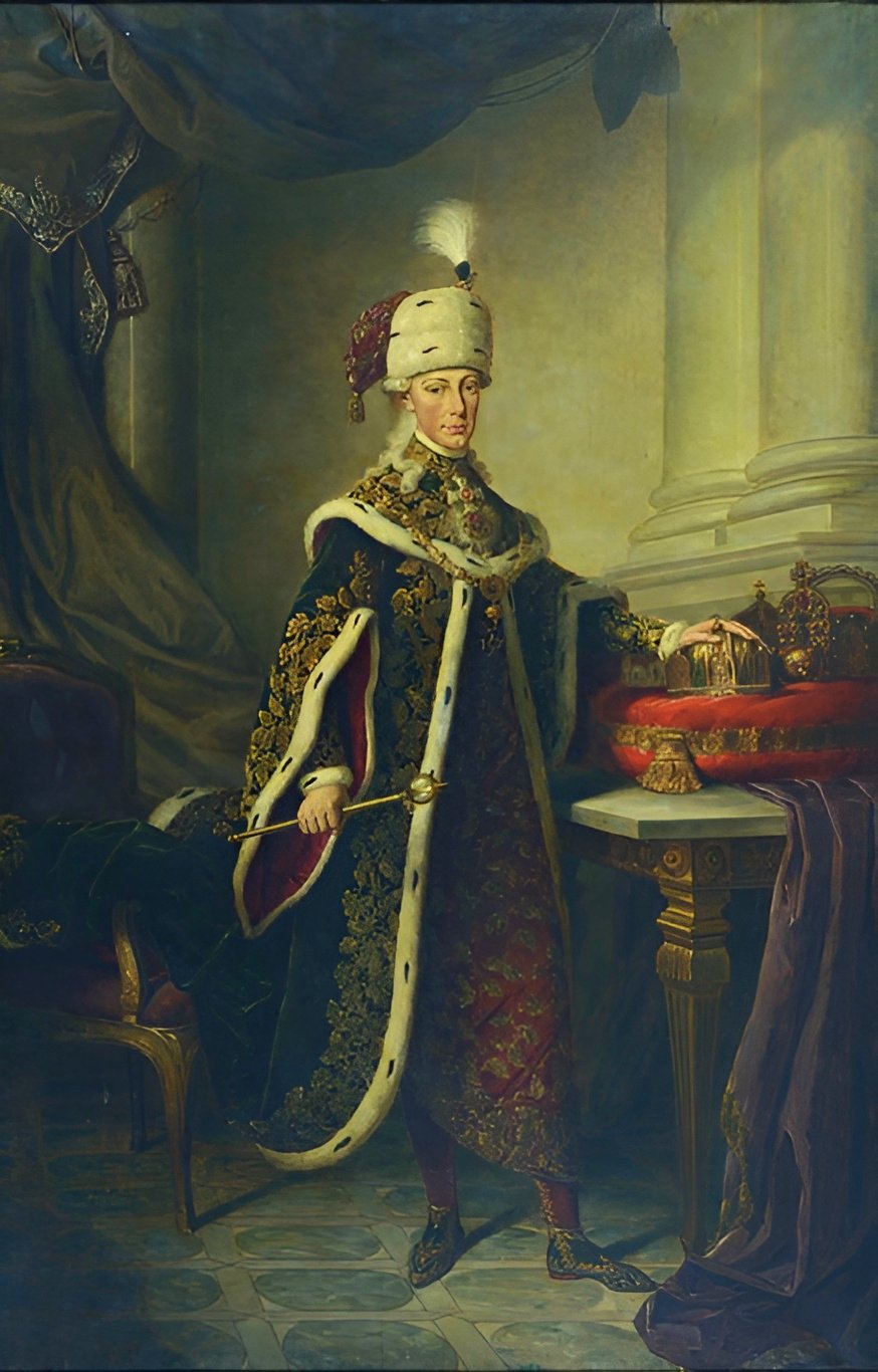 Portrait of King Francis I of Hungary in the Order of Saint Stephen attire