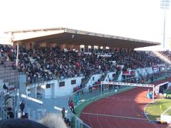 Tribuna dello stadio A.Picchi in Livorno, Italy