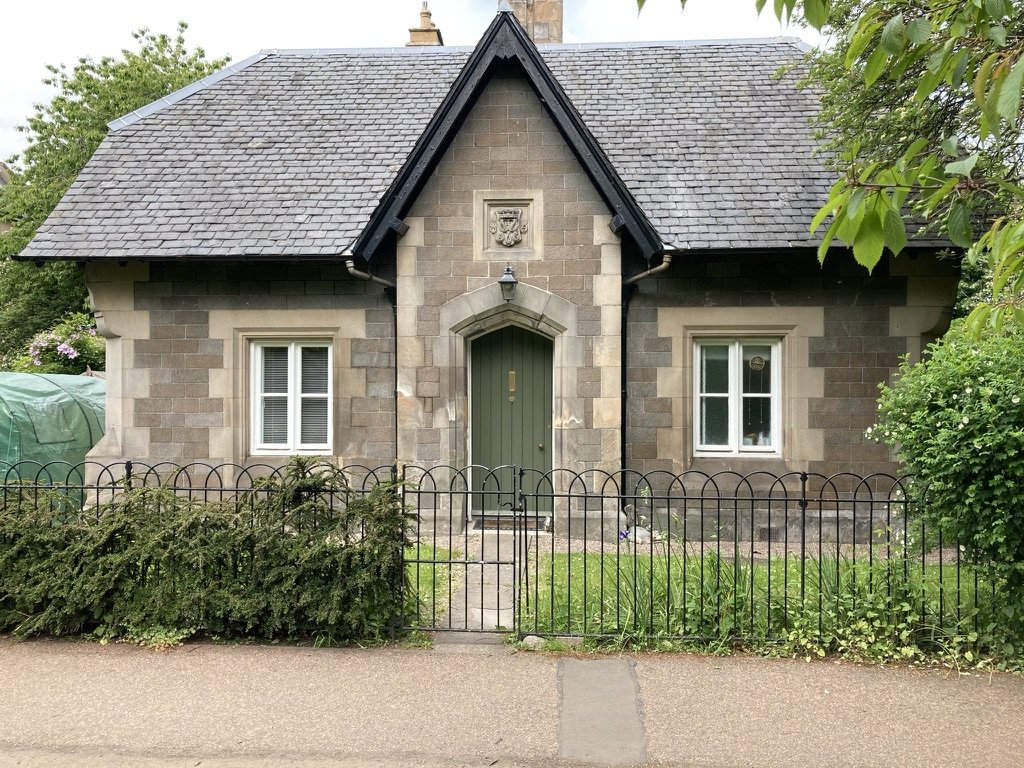 St Leonard's Lodge at 23 Holyrood Park Road in Holyrood Park, Edinburgh