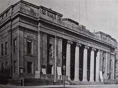Town Hall building in Manchester, England, 1875
