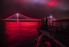 USS Carney guided-missile destroyer transiting Bosphorus Strait