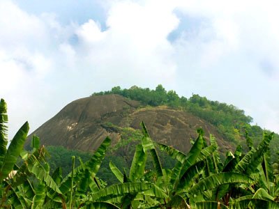 Thirichittoor Rock in Thiruvananthapuram India scenic view