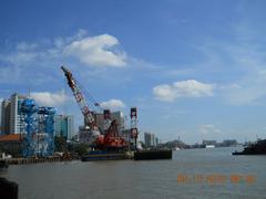 Thủ Thiêm immersed tunnel under construction