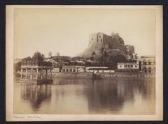 Historic view of Rock Fort in Trichinopoly India circa 1870