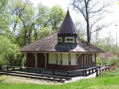 Former Don Railway Station relocated to Todmorden Mills