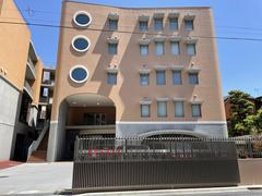 Modern campus building of Tokyo Future University in Japan
