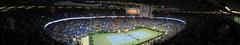 Panoramic view of Nokia Arena in Tel Aviv during Davis Cup quarterfinal Israel vs Russia 2009