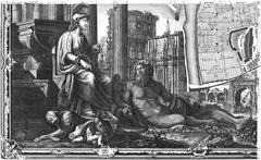 The New Plan of Rome by Giambattista Nolli part 10 of 12, detailed historical map