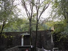 Old buildings at Monte dei Cocci in Testaccio, Rome