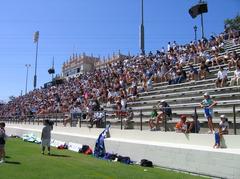 Torero Stadium in San Diego with green field and seating stands in 2005