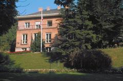 Historic embassy mission residence in Budapest photographed in 1976