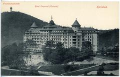 Historic Hotel Imperial East Side in Karlsbad in 1914