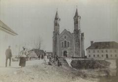 Damage from 1895 Ljubljana earthquake in Trnovo area