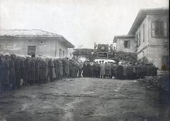 Graduation ceremony at Turkish Military Academy with Mustafa Kemal Paşa and other officers on November 1, 1920