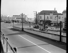 Original east portal of the Twin Peaks Tunnel at Castro Street in 1959