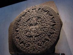 Aztec calendar stone ancient Mesoamerican artifact
