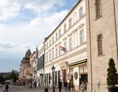 Facade of the Consulate General of Hungary on Main Street in Kosice