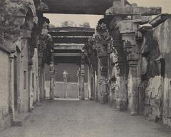 View of the temple on the Rock at Tiruchirapalli Tamilnadu in 1858