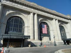 Exterior of Union Station in Kansas City Missouri USA