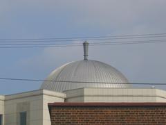Baitul Futuh Mosque main entrance dome