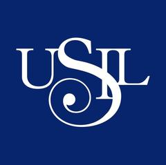 Logo inspired design of Universidad San Ignacio de Loyola featuring modern typographic elements