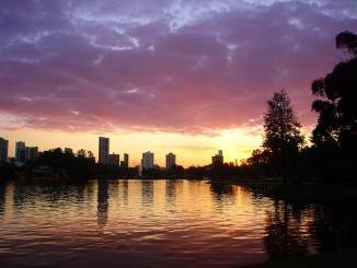 View of State University of Londrina campus in Londrina, Brazil