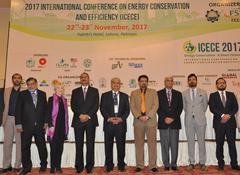 Officials inaugurating the International Conference on Energy Conservation and Efficiency 2017 in Lahore focusing on U.S.-Pakistan partnership in energy sector