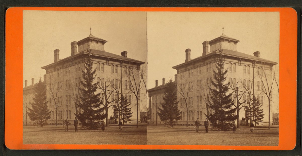 Historic medical building at the University of Michigan in Ann Arbor