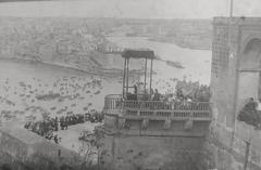 Blessing of the Sea ceremony during the 24th International Eucharistic Congress in Malta 1913