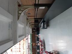 Interior view of the Victoria Baths in Manchester, showing ornate architectural details and historic design