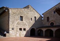 Black and white photograph of San Damiano, Assisi
