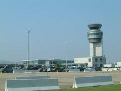Jean Lesage International Airport aerial view