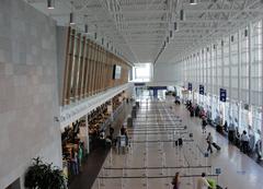 Interior of Jean Lesage International Airport terminal 2012