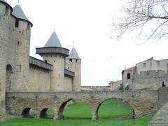 Carcassonne Citadel medieval fortress with stone walls and towers