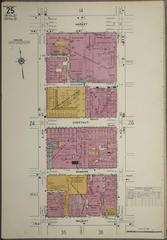 Sanborn Fire Insurance Map of Philadelphia Plate 0025, 1916