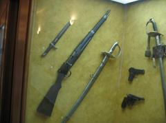 War Museum of Thessaloniki exhibits showcasing military artifacts