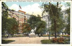 Washington Gray Monument in Washington Square, Philadelphia