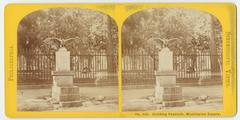 First public drinking fountain of the Philadelphia Fountain Society erected in 1869 near 7th and Walnut Streets Philadelphia