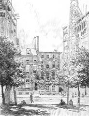 Dr. Furness's house in West Washington Square, Philadelphia, shortly before demolition in 1914