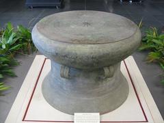 Co Loa bronze drum displayed at Hanoi Museum